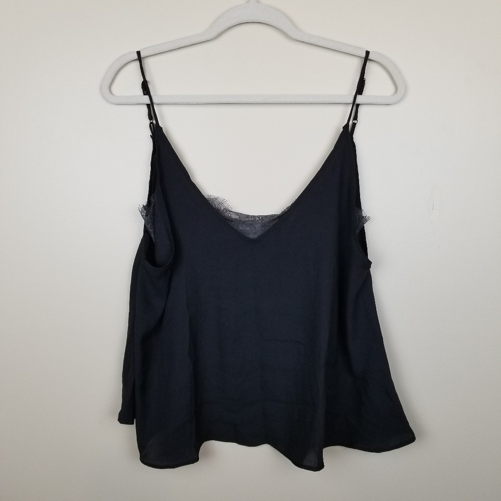 NWT Intimately Free People Black Cami w/Lace Bandeau